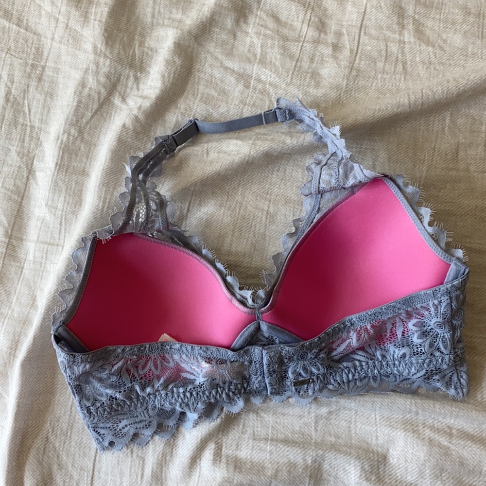 Pink halter bra - Picture 3 of 5